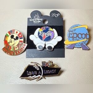 Disney Epcot Center Pins Mickey Mouse Lot Of 4
WDW Parks 1989 2000 2003